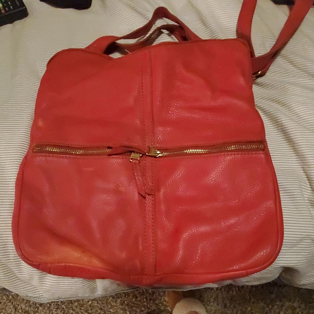 Red Fossil Bag